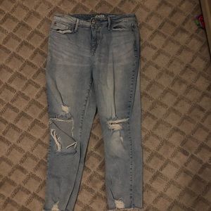Distressed Boyfriend Jeans